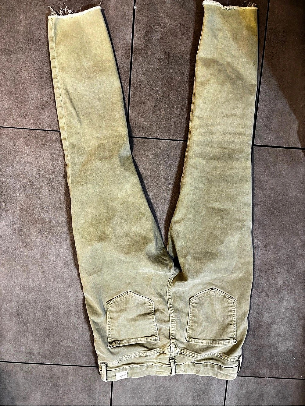 Frank & Eileen Sligo High Rise Jeans Olive Waist 29